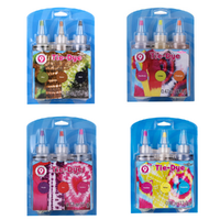 12pce Tie Dye Set Kit Colour Cotton & Linen 120ml Tube Cold Water DIY Art Clothing