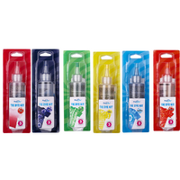 6pce Tie Dye Set Kit Colour Cotton & Linen 120ml Tube Cold Water DIY Art Clothing