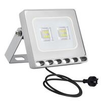 1pce LED Flood Light Lamp 10W (220V-240V) AU Plug Cold White Colour Hangable Durable Metal Frame