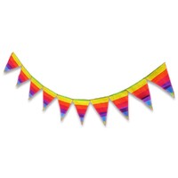 200cm x 30cm Rainbow Flag Bunting Flag, Gay Pride Theme, Colourful, Great for Home