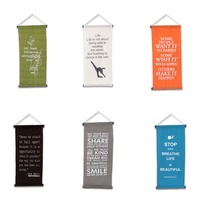 75cm X 35cm Hand Made Inspirational Scroll in Assorted Sayings and Colours