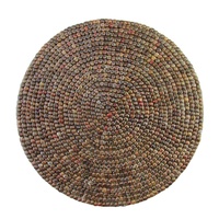 30cm Real, Brown Sea Snail Shell Placemat, Handmade, Beach Theme