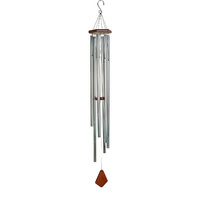 150cm Silver Premiere Grand Wind Chime, Zen sounds, Quality