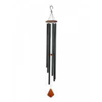 150cm Jet Black Premiere Grand Wind Chime, Zen sounds, Quality