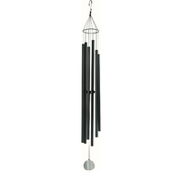 135cm Aureole Tunes Black Tube Wind Chime, High Quality Grand Sound