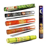Mixed Incense Sticks Scented Packs Set of 6 Boxes, 120 Sticks Multi Kit