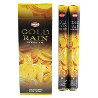 15g Gold Rain HEM Incense Sticks