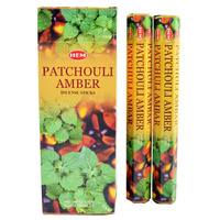 15g Patchouli Amber HEM Incense Sticks