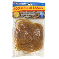 1pce 80g Pack of Rubber Bands, Ideal for Home, School and Office Durable