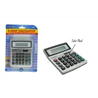 8 Digit - Office / Business / Shop Calculator. Solar Powered.