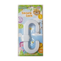  1 x Secure Safety Lock 12cm - Baby Safety