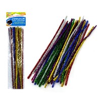 35pce Chenille Glitter Pipe Cleaners 30cm School, Art & Craft DIY Projects
