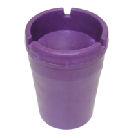 Purple Butt Ash Bucket 8x11cm Tray Smoke Waste Holder Lid Bin