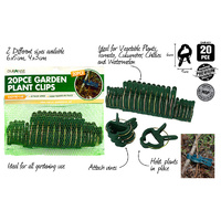 20pce Garden Plant Clips - DURAMAX