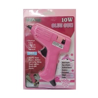 1 x Hot Pink Glue Gun (GUN ONLY) with 2 Clear Glue Sticks x 100mm