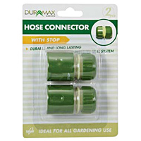 2pce Hose Connectors w/ Stopper - DURAMAX