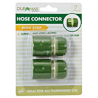 2pce Hose Connectors w/ Stopper -  DURAMAX 