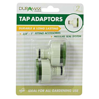 2pce Tap Adaptors - 3/4-1 Fittings - DURAMAX