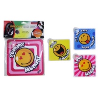 Groovy Car Sign \Its Not Easy Being Perfect\" 14.2x14.2cm heavy duty suction hook"""