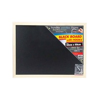 1pce Blackboard w/ Wooden Frame - 60x40cm with Mounting Hanger