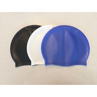 1pce Silicone Swimming Cap, Non-Toxic & Non-Allergenic, Long Life Elastic