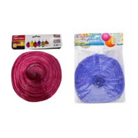 Nylon Cordless Lantern 30cm with 2 LED Globes Great Effect Like Paper Lanterns
