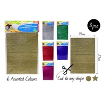 Metallic Corrugated Paper Sheets 27x19cm for Scrapbooking