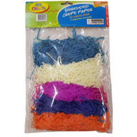 Shredded Crepe Paper 30g, Multi Colour, Craft, Scrapbooking