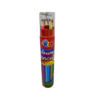 1pce 12 Coloured Pencils with Sharpener Container (1 TUBE) Perfect for Home Office School