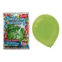 20pce Lime Green Helium Balloons Great For Parties, Birthdays & Weddings