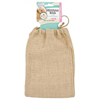 1pce Hessian Bag with Draw String 23cm x 16cm for Craft or Gift