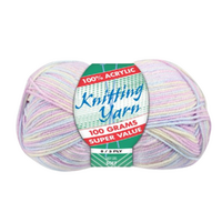 Baby Girl Knitting Wool Yarn 100g 8 Ply 1 Roll 100% Acrylic