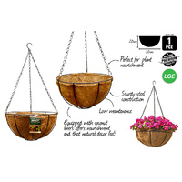 1pce Hanging Planter W/ Liner 30Cm Diameter - DURAMAX