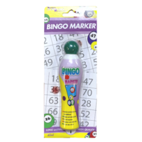 1pce Green Bingo Marker Pen Bright Sponge Tip Ink 40ml Leak Proof