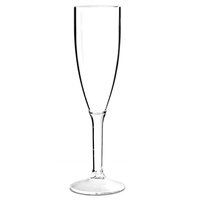 1pce Polycarbonate Champagne Glass 180ml
