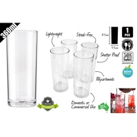 1pce Polycarbonate High Ball Tumbler Glass 360ml