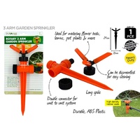 1pce Garden Rotating Sprinkler w/ spike - DURAMAX