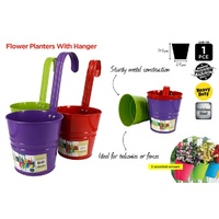 1pce Metal Hanging Garden Pot - DURAMAX