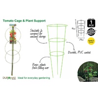 1pce Tomato / Plant Support Cage w/3 Rings 91cm - DURAMAX