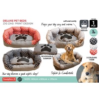 NEW 1pce Cat / Dog Pet Bed Canvas Type Material 60x50x20cm