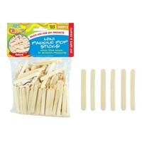 200pce Mini Natural Paddle Pop Sticks 5.5cm School, Art & Craft DIY Projects