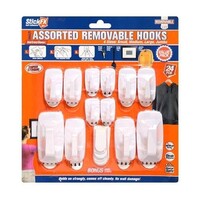 24pce Assorted Removable Hooks Set Assorted Sizes and Weights