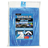 1pce Blue Standard Tarp With Eyelets 488x732cm Garden Supply Accessory