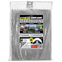 1pce Heavy Duty Tarp - 6x8FT / 183x244cm -130G(Sqm) - DURAMAX