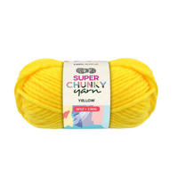 Yellow Knitting Wool Yarn 100g 3 Ply 1 Roll 100% Acrylic