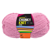 1pce Chunky Knit Yarn 100G - Light Pink - Macrame Cord 3 Ply Microfiber