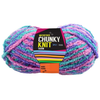 1pce Chunky Knit Yarn 100G - Fairy Floss - Macrame Cord 3 Ply Microfiber