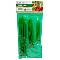 48pce Green Cable Tie Assorted Sizes, Garden Supply Tool Accessory from DURAMAX