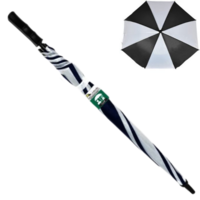 1pce Black 77cm Golf Umbrella Large Automatic Open Waterproof