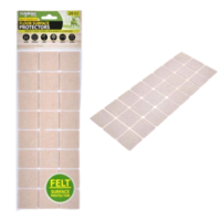 24pce Beige EVA Self Adhesive Squares Floor Surface Protector Anti Slip 3x3cm
